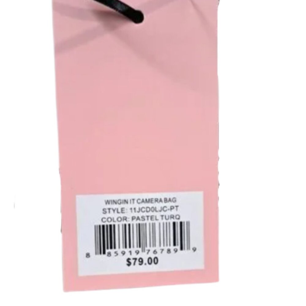 Low Start Juicy Couture Wingin’ It Camera Crossbody Bag – Pastel Turquoise - Picture 5 of 5